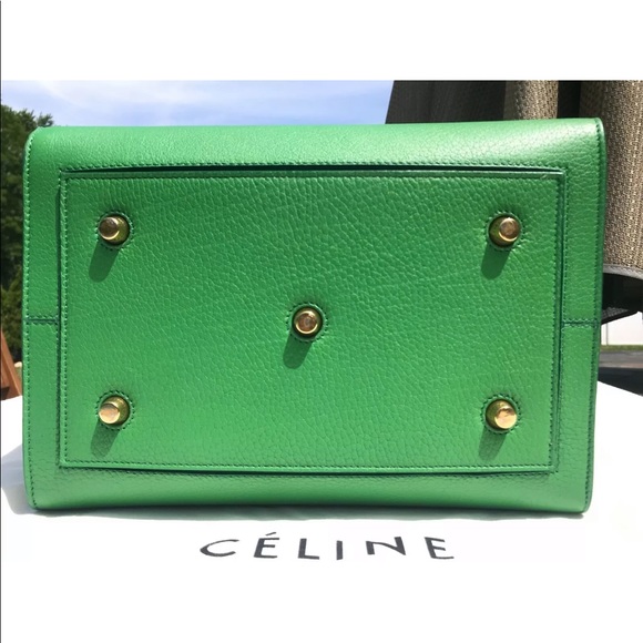 Authentic Green Celine Phantom Tote 100% Calfskin - Picture 7 of 8